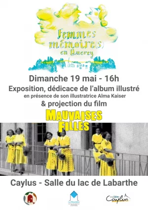 Affiche Femmes mémoire(s) en Quercy - Exposition, dédicaces et projection