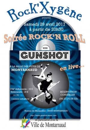 Affiche Soirée Rock'n Roll à Montarnaud