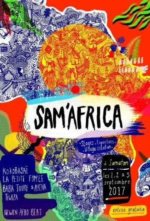 Affiche Sam'Africa 2017 festival africain interculturel et solidaire