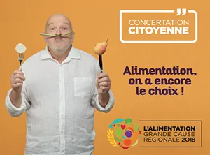 Affiche Rencontre "L'alimentation : grande cause régionale 2018" : Lot