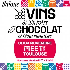 Affiche Salon Vins & Terroirs - Chocolat & Gourmandises 