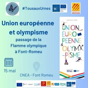 Affiche Union européenne et olympisme