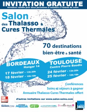 Affiche Salon des Thalasso & Cures Thermales - 1er salon spécial bien-être et santé en Occitanie