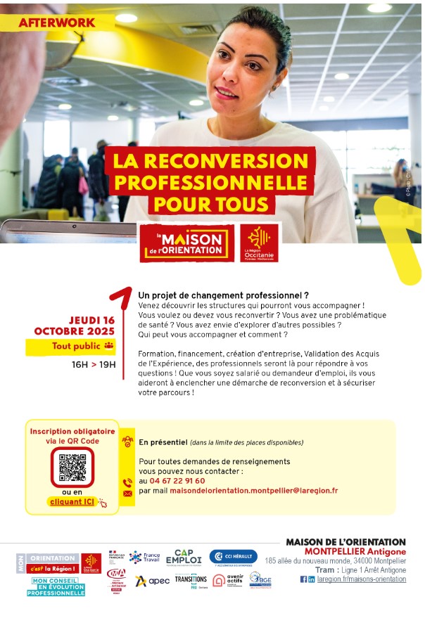La reconversion professionnelle pour tous - Jeudi 16 octobre - Région ...