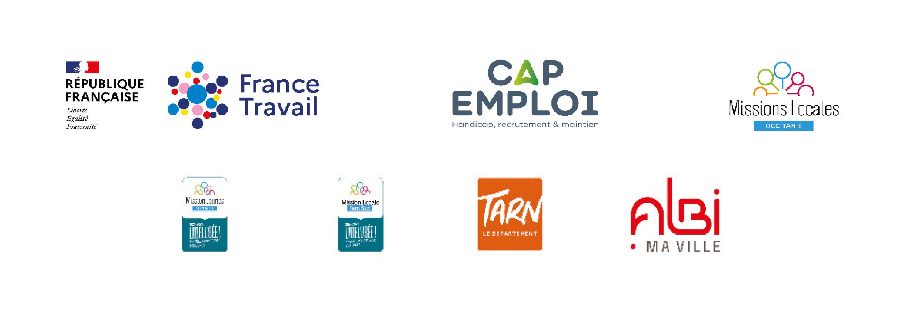 Logos partenaires TAF Albi