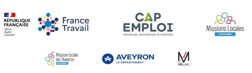 Logos partenaires TAF Millau
