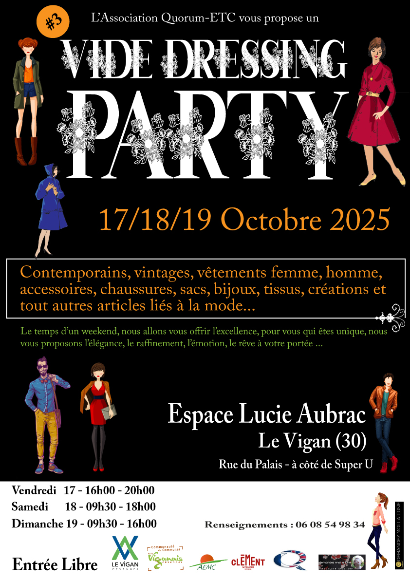Vide Dressing Party - Du 17 au 19 octobre 2025 - Région Occitanie ...