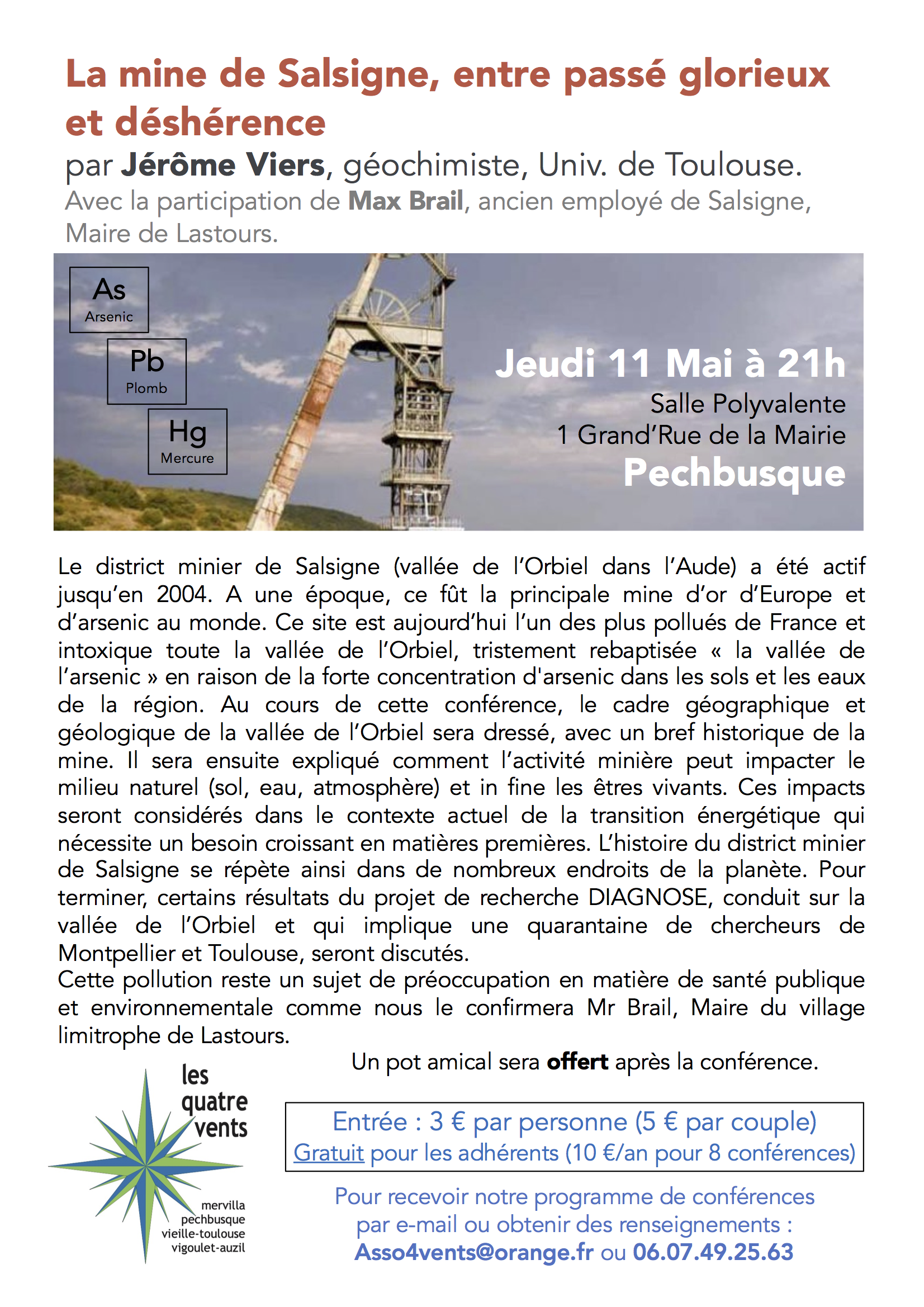 La mine de Salsigne, entre passé glorieux et déshérence Jeudi 11 mai