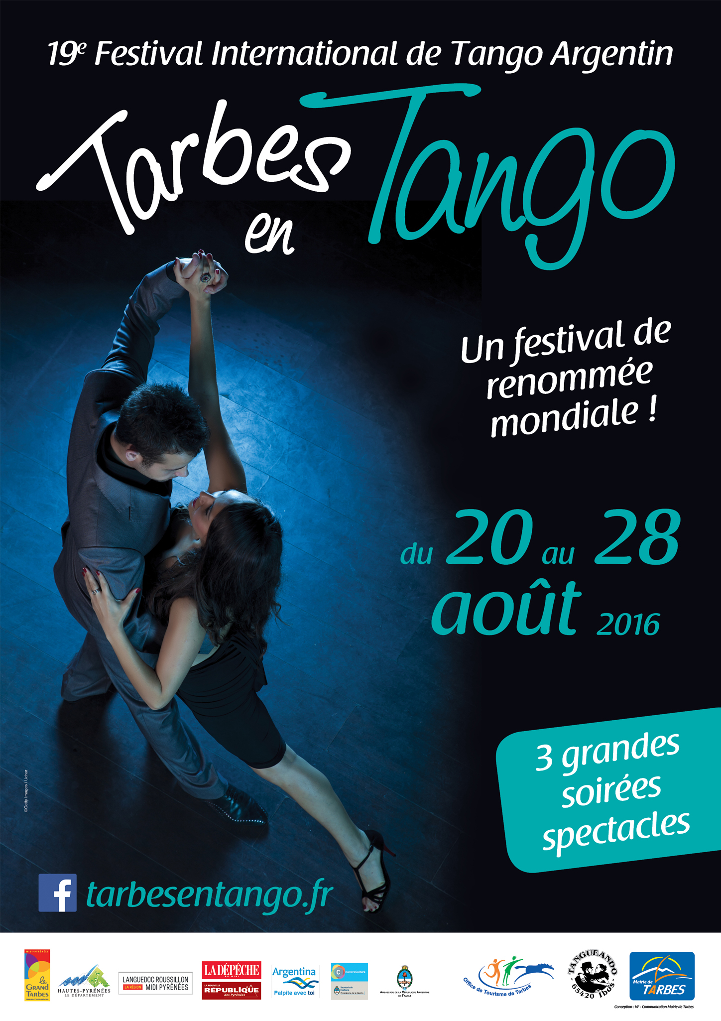 Festival Tarbes en Tango - Du 20 au 28 août 2016 - Région Occitanie /  Pyrénées-Méditerranée