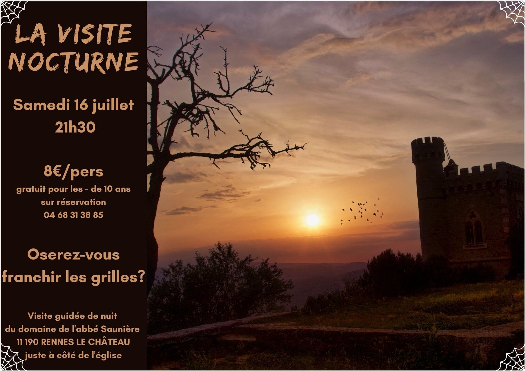 Visite nocturne - Samedi 16 juillet 2022 - Région Occitanie / Pyrénées