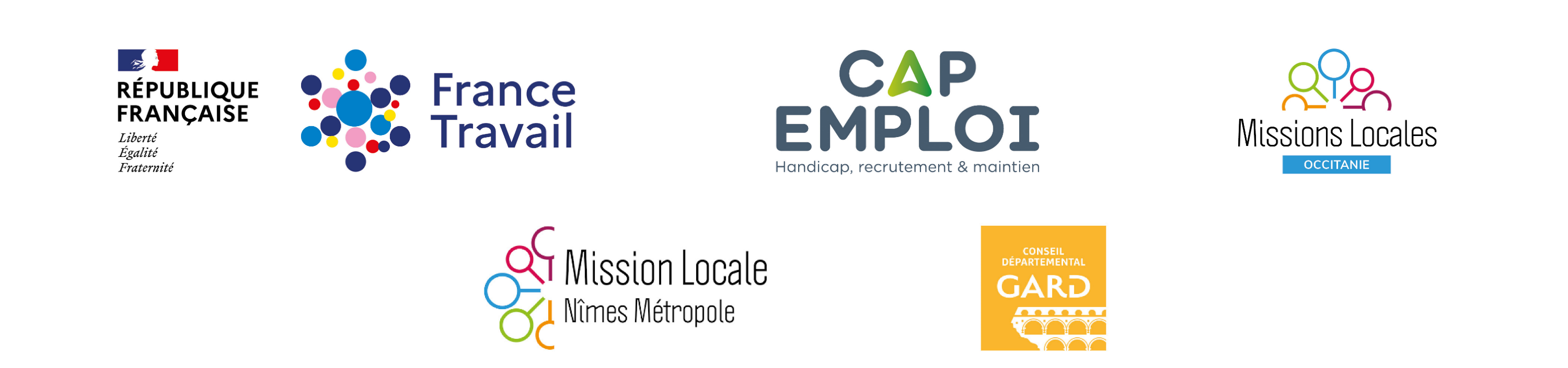 Logos partenaires TAF Nimes