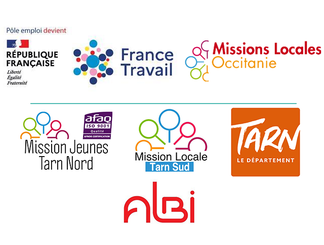 Logos partenaires TAF Albi