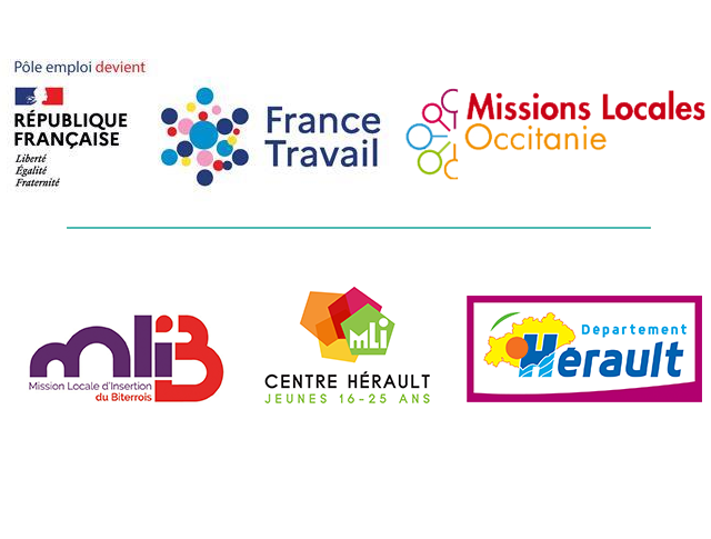 Logos partenaires TAF Béziers