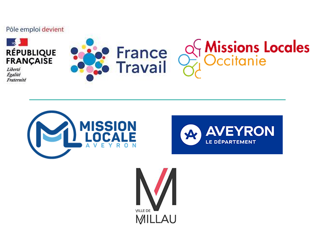 Logos partenaires TAF Millau