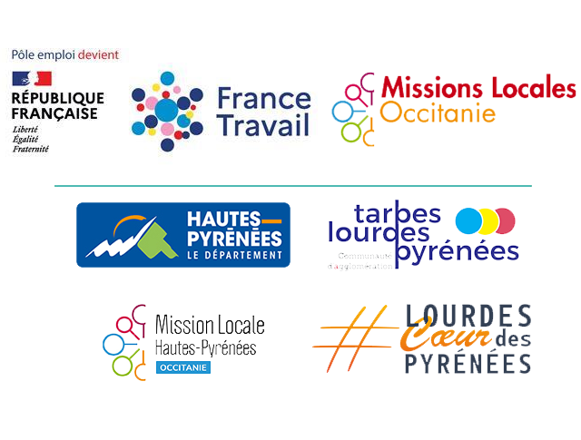 Logos partenaires TAF Lourdes