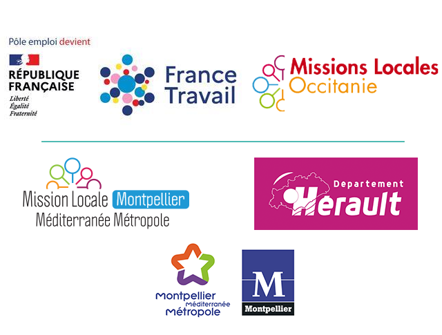 Logos partenaires TAF Montpellier