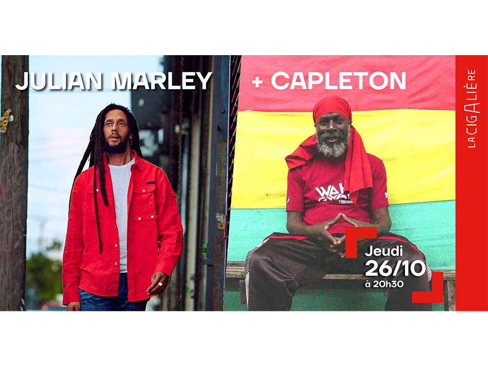 Julian Marley & Capleton - Jeudi 26 octobre 2023 - Région Occitanie ...