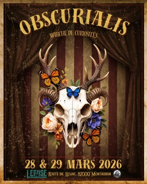 Affiche OBSCURIALIS – Marché de Curiosités