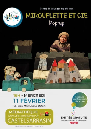 Affiche Spectacle jeune public | Mirouflette et Cie