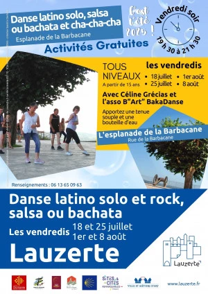 Affiche Sportez-vous bien à Lauzerte avec la Danse Latino Solo