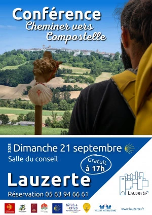 Affiche Conférence Cheminer vers Compostelle
