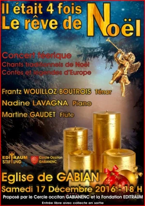 Affiche Il était quatre fois le rêve de Noël