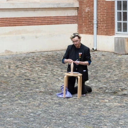 Laissé sous la sainte vierge - Laissé sous la sainte vierge, 2020, performance, Isdat, Toulouse, 2022. - Franck Alix 