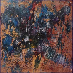 Oxymore rupestre 1 - acrylique sur toile sur châssis - 2022 