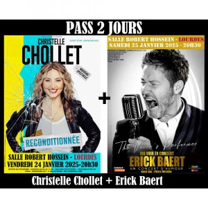 Affiche Le week-end du rire à Lourdes du 24 janvier au 25 janvier 2025