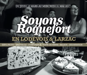Affiche Exposition "Soyons Roquefort en Lodévois et Larzac"