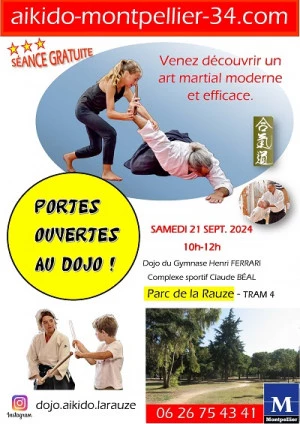 Affiche PORTES OUVERTES au DOJO