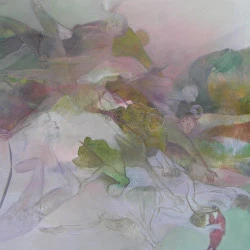 Radeau de la méduse - technique mixte +huile sur toile - 100x81 - 2018
