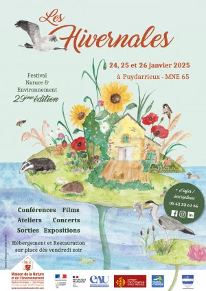 Affiche Les 29èmes Hivernales : Festival Nature et Environnement 