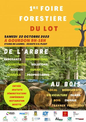 Affiche Première Foire Forestière du Lot