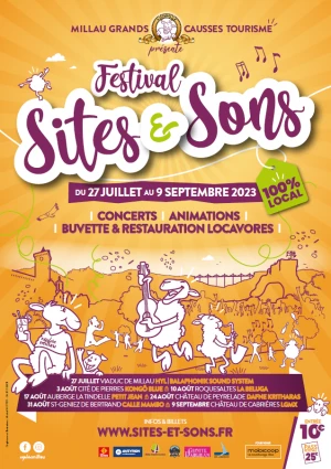Affiche FESTIVAL SITES & SONS