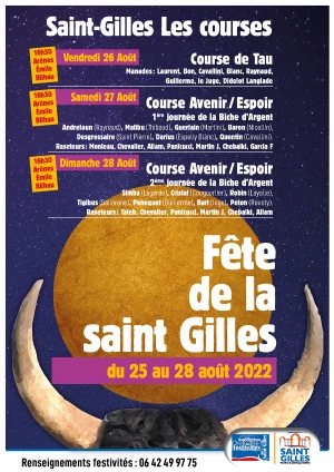 Affiche Fête de la Saint-Gilles 2022 