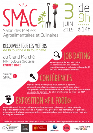 Affiche SMAC - Salon des Métiers Agroalimentaires et Culinaires 