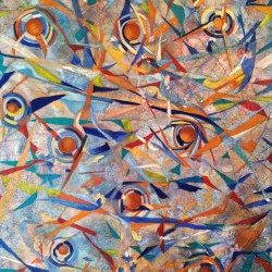 abstraction - huile sur toile 2021