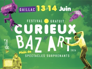 Affiche FESTIVAL CURIEUX BAZ'ART