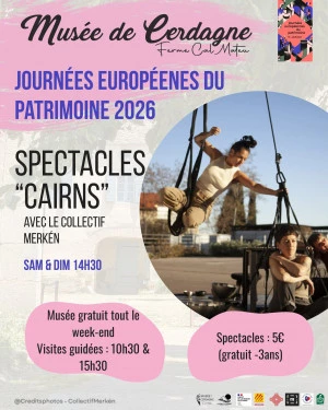 Affiche Journées européennes du patrimoine au Musée de Cerdagne