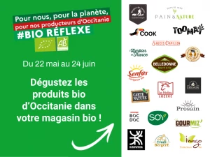 Affiche Semaine de la Bio - Animations / dégustations au SO BIO MURET le 14 juin 2024