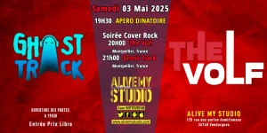 Affiche Ghost track + The Volf- soirée NOTYOURLIVE