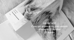 Affiche Dédicace livre d'artiste