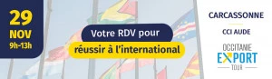 Affiche Occitanie Export Tour - CCI Aude