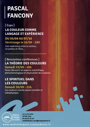 Affiche La Couleur comme langage et expérience - Pascal Fancony