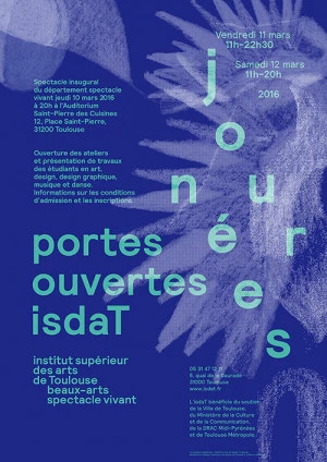 Affiche Journées Portes Ouvertes de l'isdaT