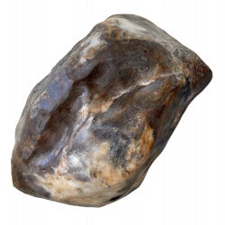 Pierre - laine, coton, rouille, encaustique - 25x15x17cm - bbf 