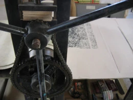 Presse - <p>Prese taille douce de l'atelier</p> - Sophie Vigneau
