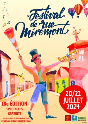 Affiche Festival de rue de Miremont