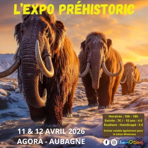 Affiche L'Exposition Préhistoric